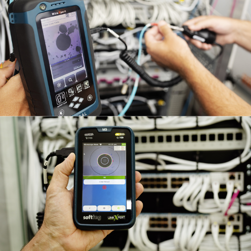 microscopio para fibra óptica