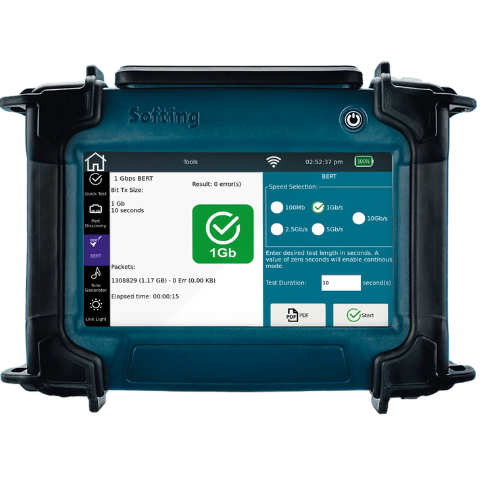 Probador de redes Ethernet 10G